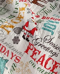 Levtex Santa Claus Lane Quilted Throw, 50" x 60"