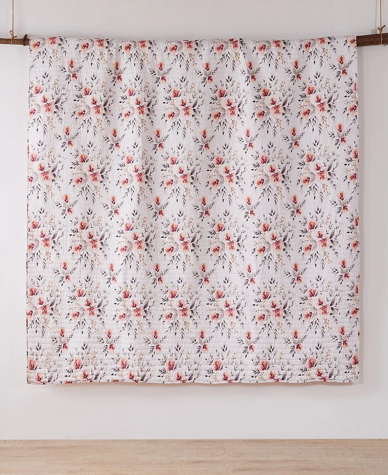Levtex Adeline Floral Bouquet Reversible 3-Pc. Quilt Set