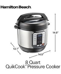 Hamilton Beach QuikCook 8-Qt. Multifunction Pressure Cooker