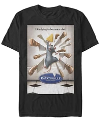 Fifth Sun Men's Ratatouille Poster Short Sleeve Crew T-shirt