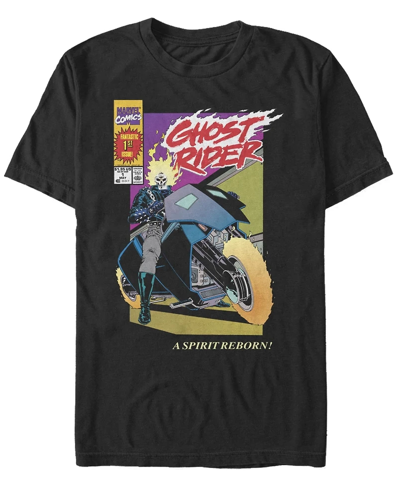 Fifth Sun Men's Ghost Rider New Short Sleeve Crew T-shirt