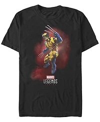 Fifth Sun Men's Marvel Legends Wolverine Short Sleeve Crew T-shirt