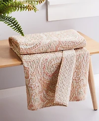 Levtex Spruce Paisley Reversible Quilted Throw, 50" x 60"
