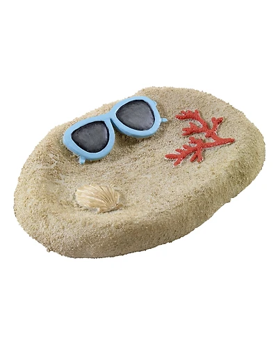 Avanti Beach Mode Flip-Flop Motif Resin Soap Dish