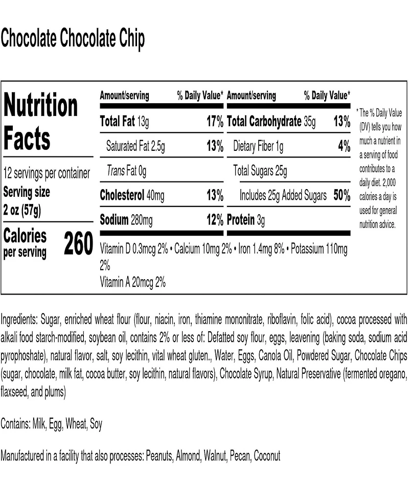 Dockside Market Chocolate Chip Bundt Cake, 24 oz