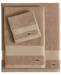 Lacoste Home Heritage Anti-Microbial Supima Cotton Bath Towel, 30" x 54"