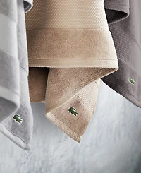 Lacoste Home Heritage Anti-Microbial Supima Cotton Bath Towel, 30" x 54"