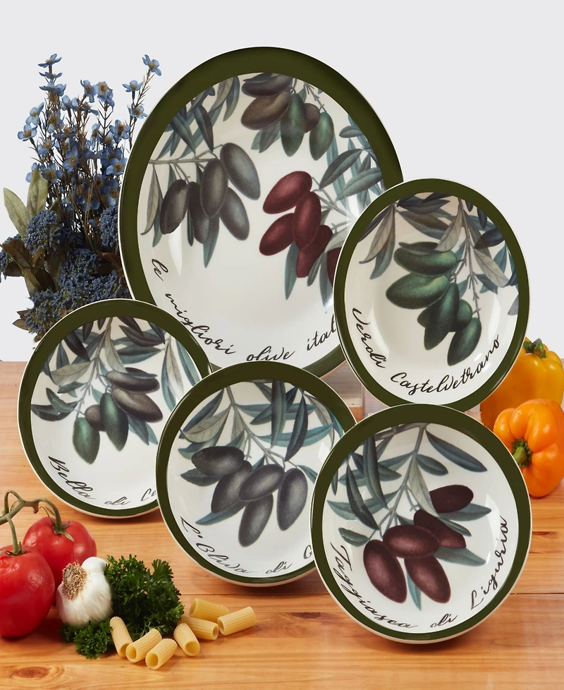 Olive D'Italia 5 Piece Pasta Set