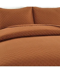 Lush Decor Ava Cotton 3 Piece Quilt Set, Full/Queen