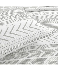 Lush Decor Hygge Geo 3 Piece Quilt Set, Full/Queen