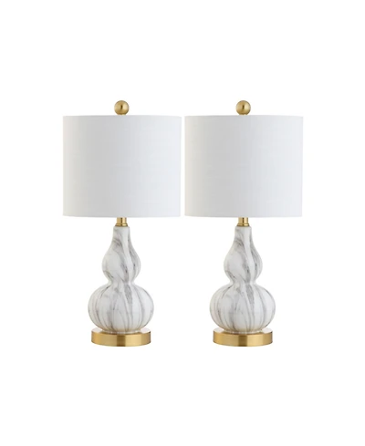 Anya Mini Glass Table Lamp, Set of 2