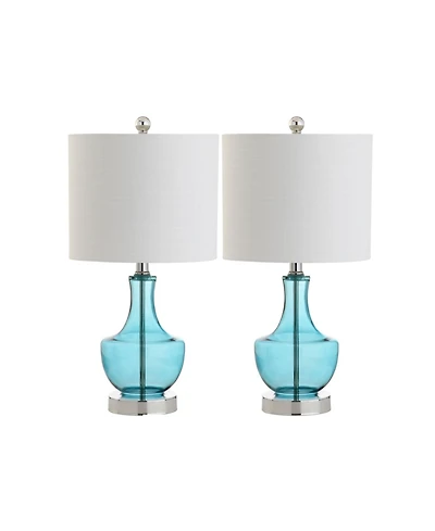Colette Mini Glass Table Lamp, Set of 2