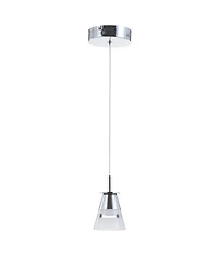 Alain 1-Light Adjustable Metal Integrated Led Pendant
