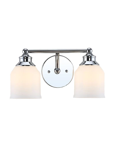 Lydia -Light Glass Farmhouse Cottage Led Vanity Light