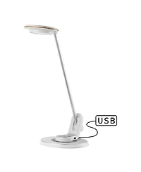 Dixon Aluminum Contemporary Minimalist Adjustable Dimmable Usb Chargning Led Task Lamp