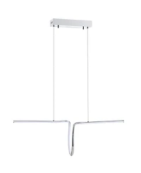 Ali 34.5" Dimmable Adjustable Integrated Led Linear Pendant