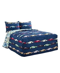 Lush Decor Kids Race Cars Quilt Sets