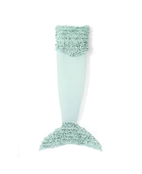 Lush Decor Kids Mermaid Ruffle Mermaid Tail Sherpa Throw