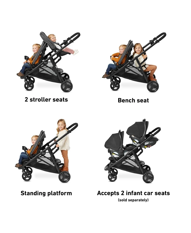 Graco Ready2Grow Lx 2.0 Double Stroller