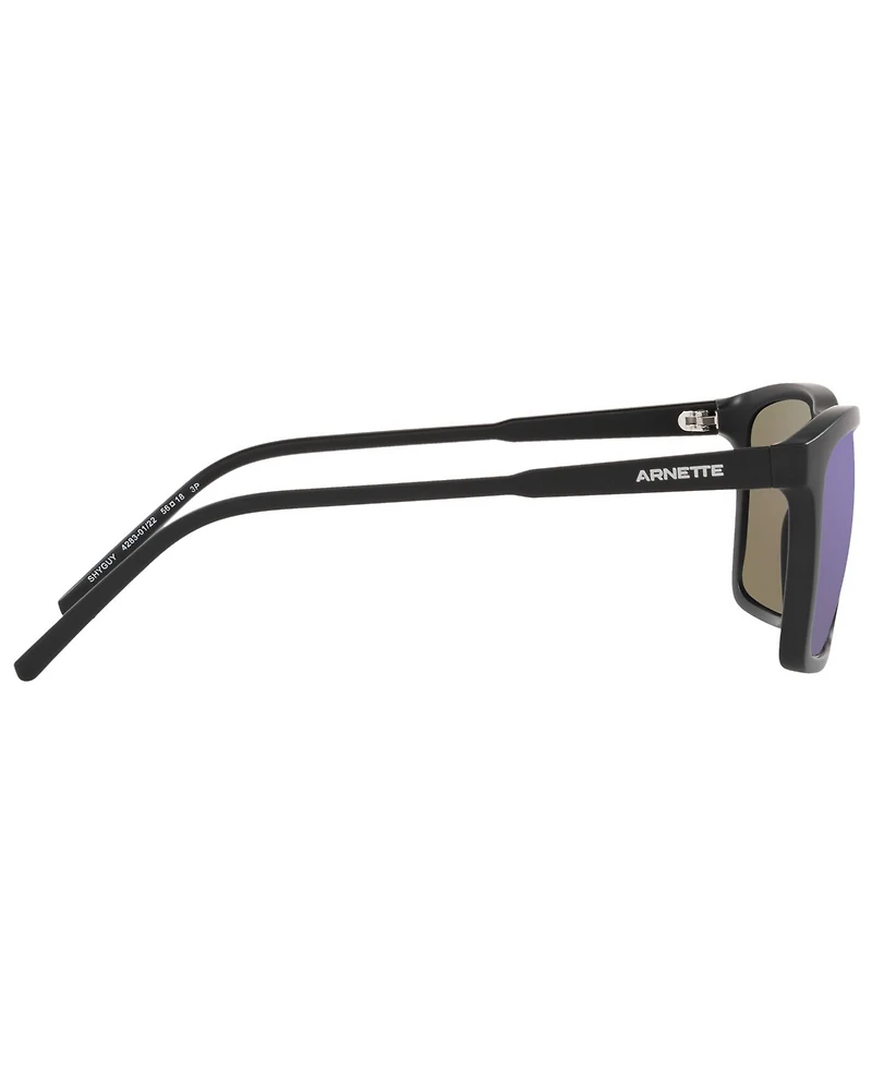Arnette Men's Polarized Sunglasses, AN4283 56