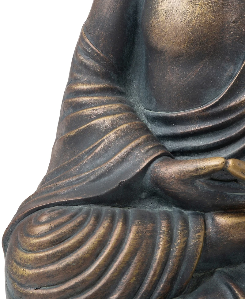 Glitzhome Meditating Buddha Statue