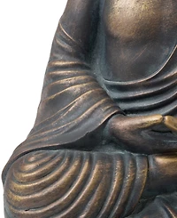 Glitzhome Meditating Buddha Statue