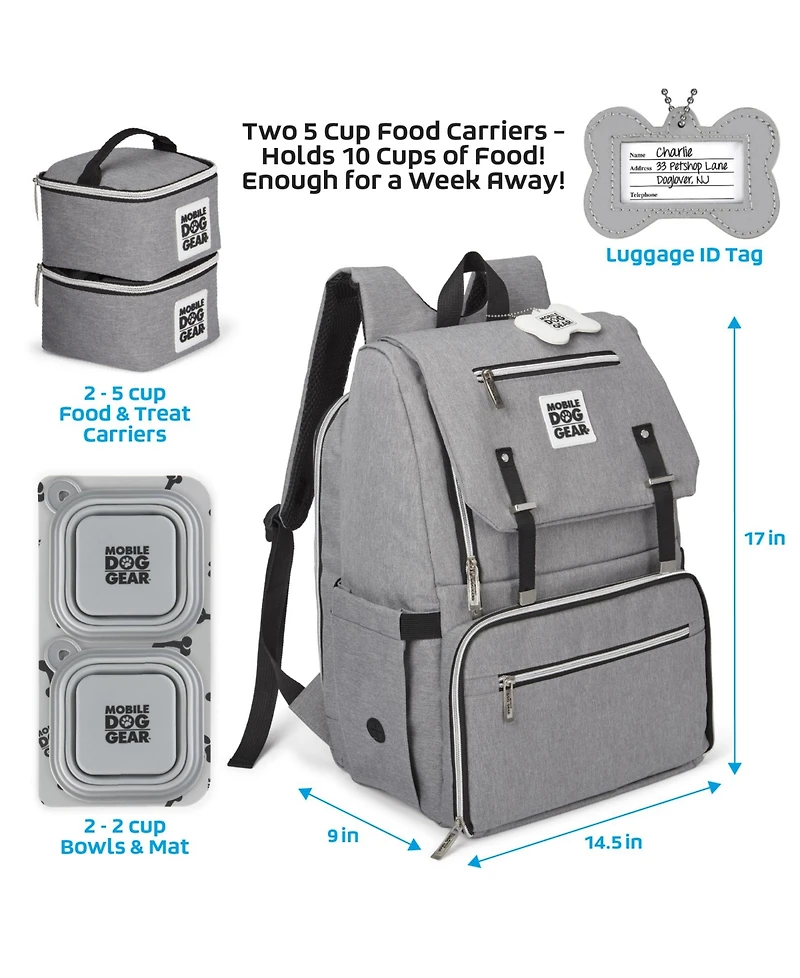 Mobile Dog Gear Ultimate Week Away Backpack