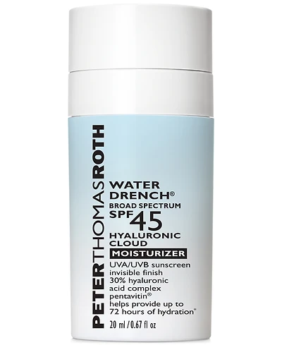 Peter Thomas Roth Water Drench Broad Spectrum Spf 45 Hyaluronic Cloud Moisturizer, 0.67-oz.