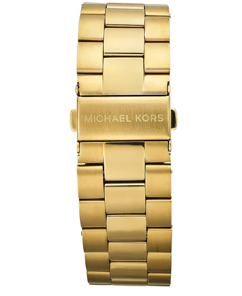 Michael Kors Unisex Slim Runway Ion-Plated Stainless Steel Bracelet Watch 44mm