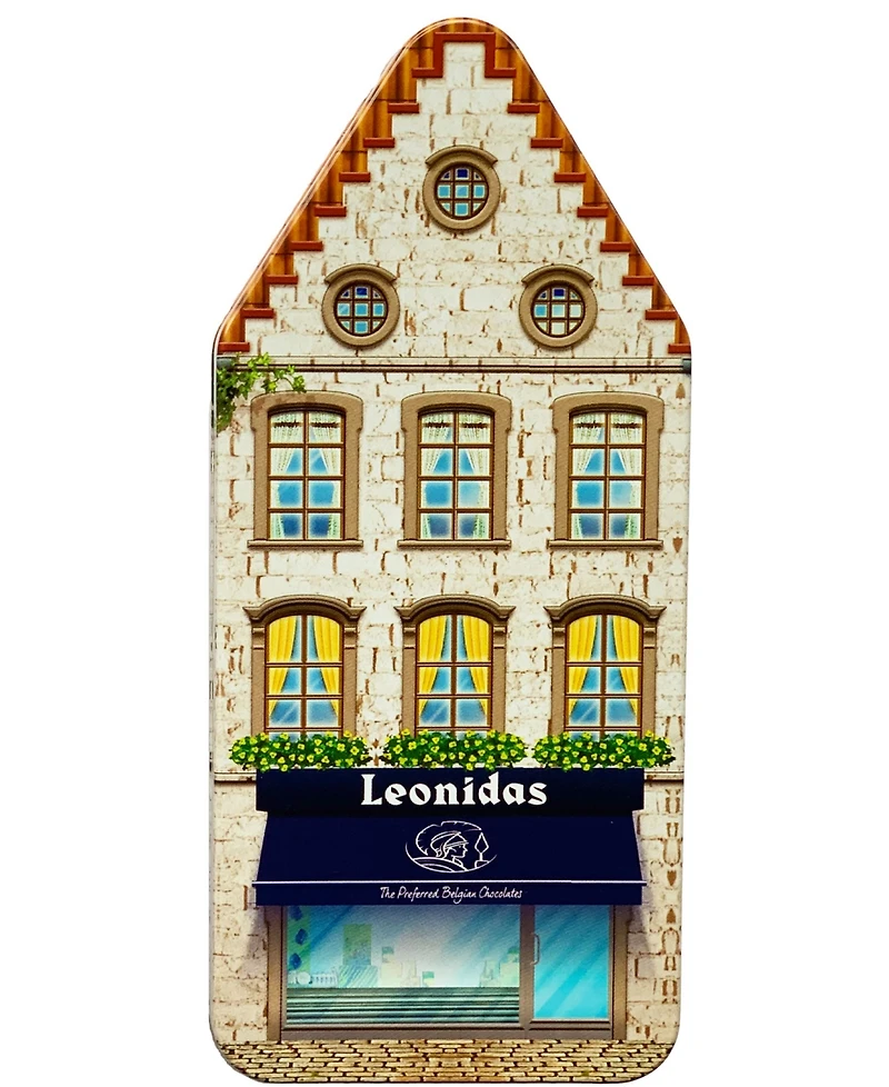 Leonidas Chocolate Belgian Tin House, 1 lbs