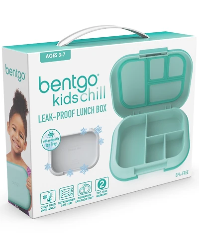 Bentgo Kids Chill Lunch Box - Green/Navy