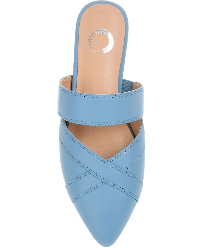 Journee Collection Women's Stasi Pointed Toe Mules