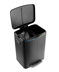 Marco Rectangular Double Bucket Trash Can with Soft-Close Lid