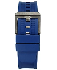 Bulova Men's Chronograph Precisionist X Blue Epdm Rubber Strap Watch 44.5mm