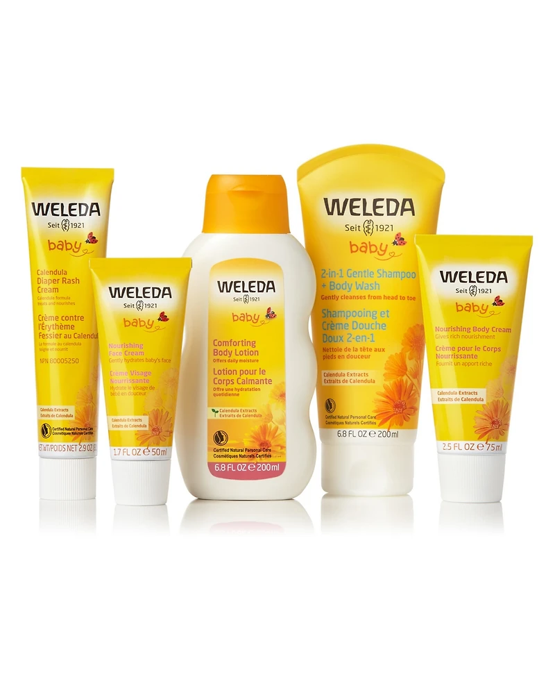 Weleda Comforting Baby Oil with Calendula Extracts, 6.8 oz