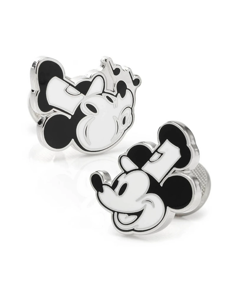 Disney Men's Steamboat Willie Singing Cufflinks