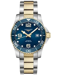 Longines Men's Swiss Automatic HydroConquest Two-Tone Stainless Steel Bracelet Watch 41mm