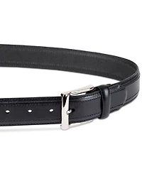 Tommy Hilfiger Men's Stitched Classic Dress Leather Belt