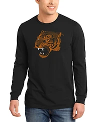 Men's Beast Mode Word Art Long Sleeve T-shirt