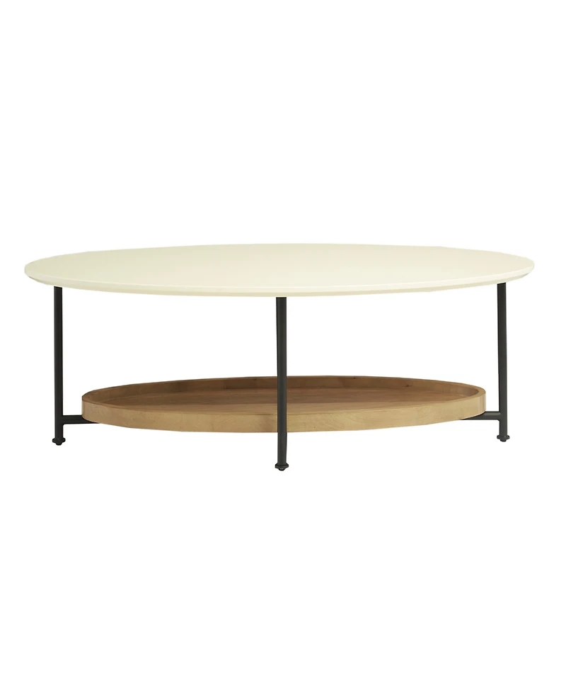 Madison Park Beaumont 2 Tier Oval Coffee Table