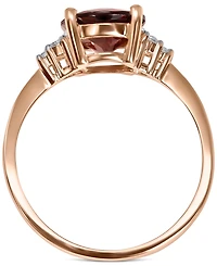 Amethyst (1-5/8 ct. t.w.) & Diamond (1/20 Ring 14k Gold (Also London Blue Topaz Rhodolite Garnet)