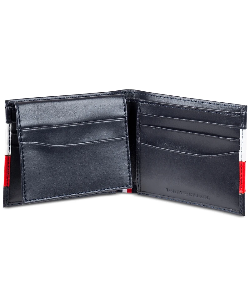 Tommy Hilfiger Men's Frazier Stripe Passcase Wallet