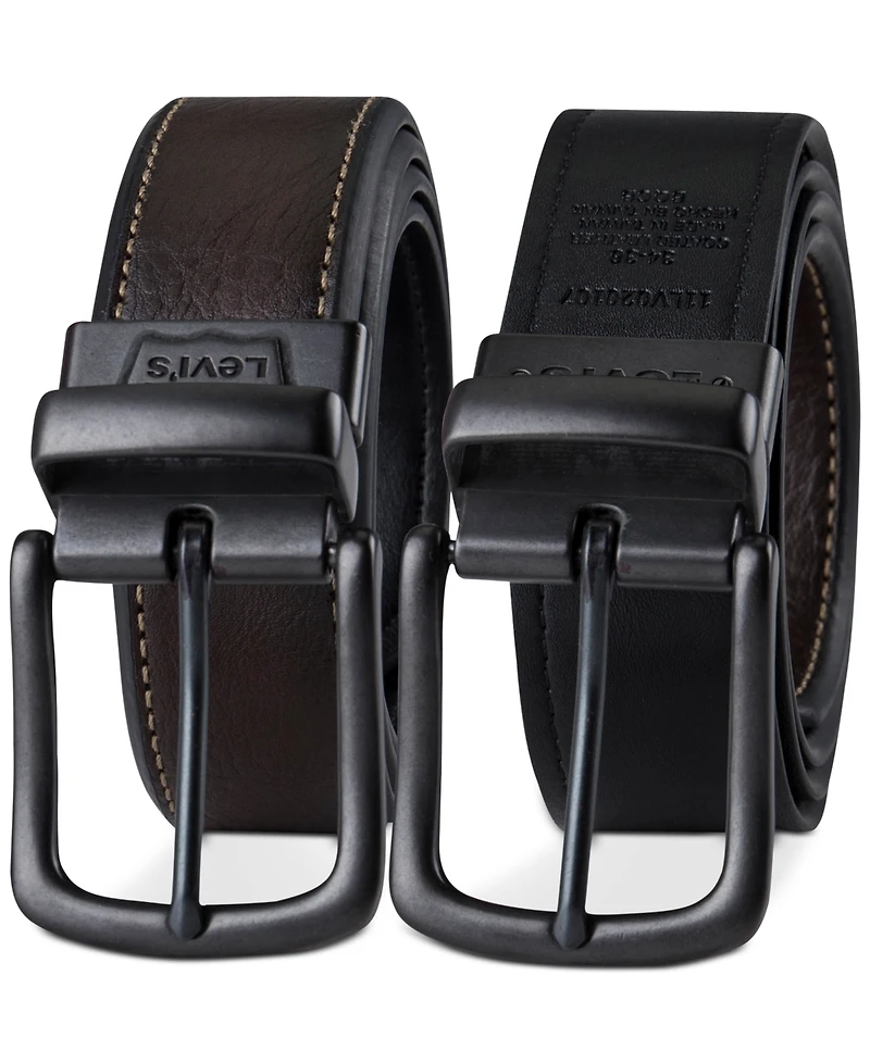 Levi's Men's Contrast Stitch Reversible Belt