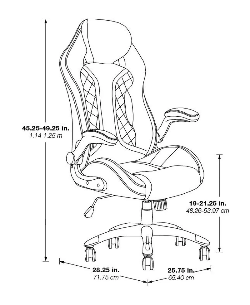 Osp Home Furnishings Explorer 51 Gaming Chair