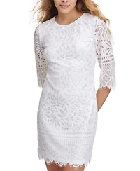 kensie Lace Sheath Dress