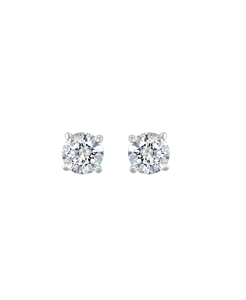 Effy Diamond Stud (1/2 ct. t.w.) Earrings in 14k White Gold