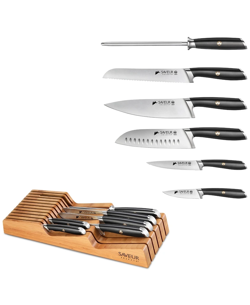 Saveur Selects Voyage Series Forged German Steel 7-Pc. Knife Set