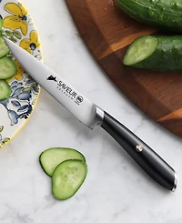 Saveur Selects Voyage Series 5" Forged German Steel Serrated Utility Knife