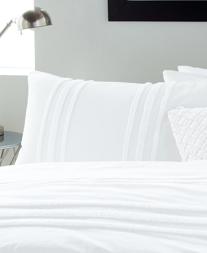 Dkny Chenille Stripe 3-Pc. Comforter Set, King
