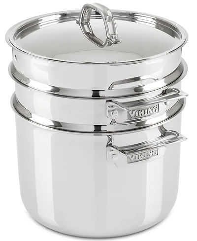 Viking 8-Qt. 3-Ply Multi Cooker with Pasta Pot Steamer Insert